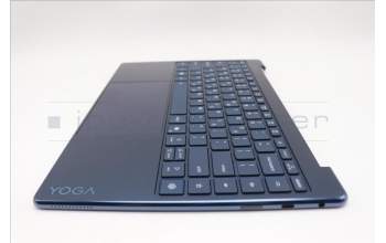 Lenovo 5CB1R61710 C-Cover with keyboard, Greek, Cosmic Blue, Puresight Logo, Screw, US