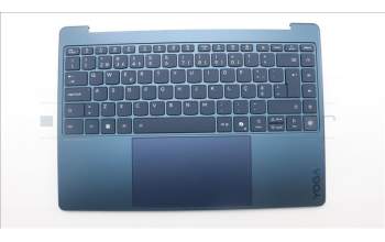Lenovo 5CB1R61749 C-Cover with keyboard, Portuguese, Cosmic Blue, Non-Puresight Logo, Screw, UK
