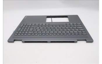 Lenovo 5CB1R68016 C-Cover with keyboard, Switzerland, Luna Grey, Non-Puresight Logo, FingerPrint, UK