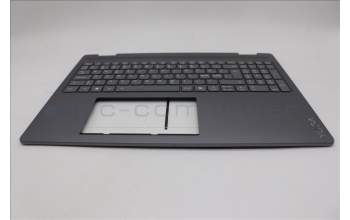 Lenovo 5CB1R68065 C-Cover with keyboard, Norwegian, Luna Grey, Puresight Logo, Non-FingerPrint, UK