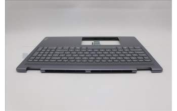 Lenovo 5CB1R68085 C-Cover with keyboard, US English Euro, Luna Grey, Puresight Logo, Non-FingerPrint, US