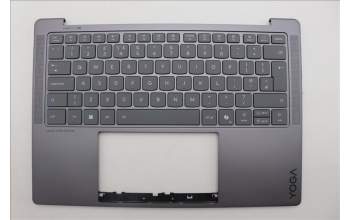 Lenovo 5CB1R68305 C-Cover with keyboard, UK English, Luna Grey, Puresight Logo, UK