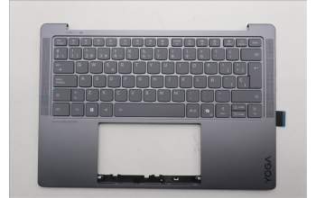Lenovo 5CB1R68307 C-Cover with keyboard, Spanish, Luna Grey, Puresight Logo, UK