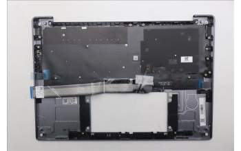Lenovo 5CB1R68314 C-Cover with keyboard, German, Luna Grey, Puresight Logo, UK