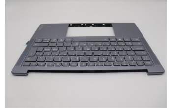 Lenovo 5CB1R68342 C-Cover with keyboard, Nordic, Luna Grey, Non-Puresight Logo, UK