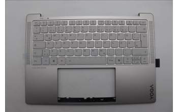 Lenovo 5CB1R68405 C-Cover with keyboard, German, Seashell, Puresight Logo, UK