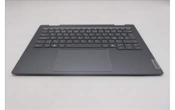 Lenovo 5CB1R70690 C-Cover with keyboard, Czech Slovakian, Luna Grey, Backlight, UK