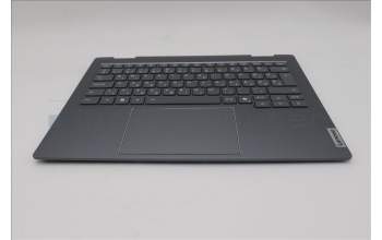 Lenovo 5CB1R70692 C-Cover with keyboard, Hungarian, Luna Grey, Backlight, UK