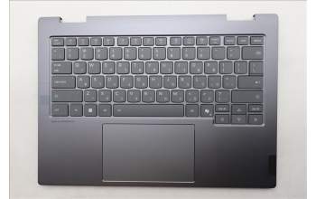 Lenovo 5CB1R71037 C-Cover with keyboard, Hebrew, Luna Grey, Backlight, US