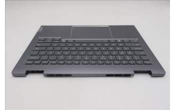 Lenovo 5CB1R71044 C-Cover with keyboard, US English Euro, Luna Grey, Backlight, US
