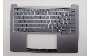 Lenovo 5CB1R71062 C-Cover with keyboard, Hebrew, Luna Grey, US