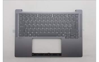 Lenovo 5CB1R71071 C-Cover with keyboard, Nordic, Luna Grey, UK