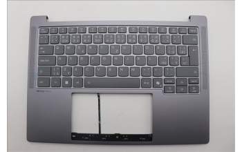 Lenovo 5CB1R71081 C-Cover with keyboard, Czech Slovakian, Luna Grey, UK