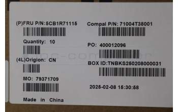 Lenovo 5CB1R71115 COVER Lower Case C 83KF LG