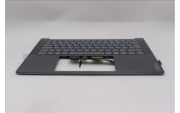 Lenovo 5CB1R71137 C-Cover with keyboard, Belgian, Luna Grey, UK