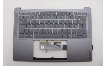 Lenovo 5CB1R71140 C-Cover with keyboard, Switzerland, Luna Grey, UK
