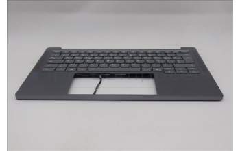 Lenovo 5CB1R71158 C-Cover with keyboard, Italian, Luna Grey, UK