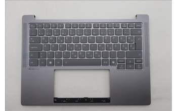 Lenovo 5CB1R71171 C-Cover with keyboard, Slovenian, Luna Grey, UK