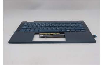 Lenovo 5CB1R71274 C-Cover with keyboard, Nordic, Tidal Teal, Non-FingerPrint, Puresight Logo, UK