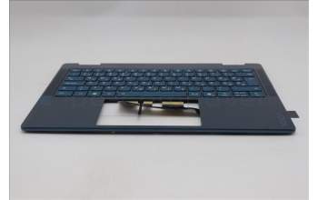 Lenovo 5CB1R71277 C-Cover with keyboard, Slovenian, Tidal Teal, Non-FingerPrint, Puresight Logo, UK