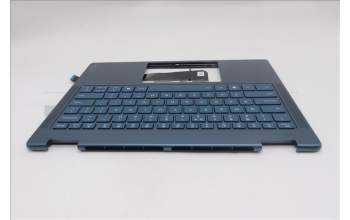 Lenovo 5CB1R71284 C-Cover with keyboard, US English Euro, Tidal Teal, Non-FingerPrint, Puresight Logo, US