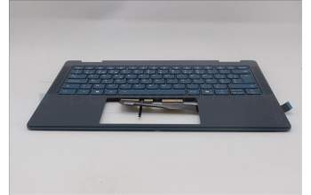 Lenovo 5CB1R71289 C-Cover with keyboard, Belgian, Tidal Teal, Non-FingerPrint, Puresight Logo, UK