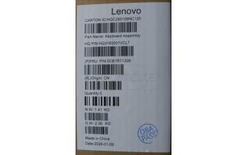 Lenovo 5CB1R71326 C-Cover with keyboard, Portuguese, Seashell, FingerPrint, Puresight Logo, UK