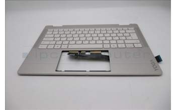 Lenovo 5CB1R71340 C-Cover with keyboard, Belgian, Seashell, FingerPrint, Puresight Logo, UK