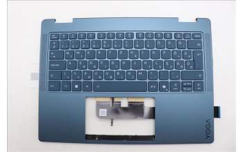 Lenovo 5CB1R71380 C-Cover with keyboard, Hungarian, Tidal Teal, Non-FingerPrint, Non-Puresight Logo, UK