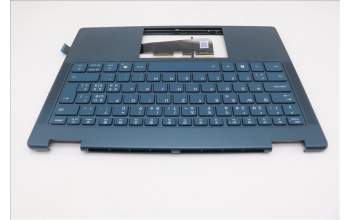 Lenovo 5CB1R71390 C-Cover with keyboard, Switzerland, Tidal Teal, Non-FingerPrint, Non-Puresight Logo, UK