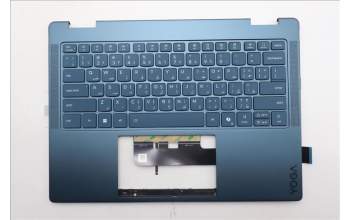 Lenovo 5CB1R71401 C-Cover with keyboard, Arabic, Tidal Teal, Non-FingerPrint, Non-Puresight Logo, US