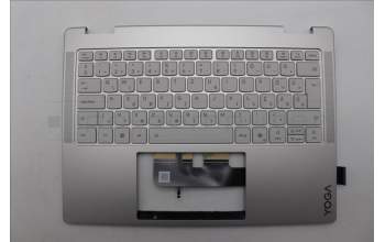 Lenovo 5CB1R83545 C-Cover with keyboard, Hungarian, Seashell, Non-FingerPrint, Non-Puresight Logo, UK