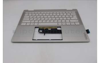 Lenovo 5CB1R83568 C-Cover with keyboard, Ukraine, Seashell, Non-FingerPrint, Non-Puresight Logo, US