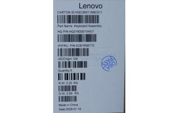 Lenovo 5CB1R99770 C-Cover with keyboard, Spanish, Seashell, Non-FingerPrint, Non-Puresight Logo, UK