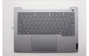 Lenovo 5CB1R99888 C-Cover with keyboard, Russian, Arctic Grey, Backlight, H-series, US