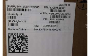 Lenovo 5CB1R99888 C-Cover with keyboard, Russian, Arctic Grey, Backlight, H-series, US