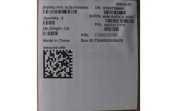 Lenovo 5CB1R99895 C-Cover with keyboard, UK English, Arctic Grey, Backlight, H-series, UK