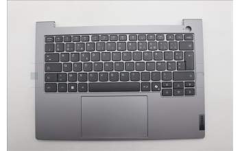 Lenovo 5CB1S00149 C-Cover with keyboard, French, Arctic Grey, Non-Backlight, U-series, US