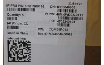 Lenovo 5CB1S00186 C-Abdeckung mit Tastatur, Hebräisch, arktisgrau, Hintergrundbeleuchtung, U-Serie