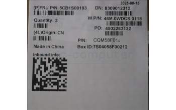 Lenovo 5CB1S00193 C-Abdeckung mit Tastatur, Skandinavien, arktisgrau, Hintergrundbeleuchtung, U-Serie