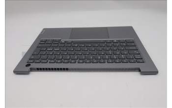 Lenovo 5CB1S00193 C-Abdeckung mit Tastatur, Skandinavien, arktisgrau, Hintergrundbeleuchtung, U-Serie