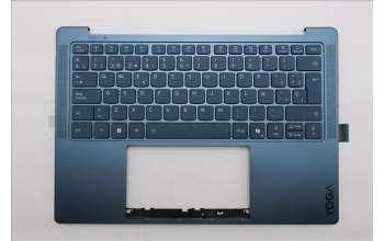 Lenovo 5CB1S00220 C-Cover with keyboard, Spanish, Tidal Teal, Puresight Logo, UK