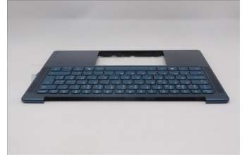 Lenovo 5CB1S00260 C-Cover with keyboard, Belgian, Tidal Teal, Non-Puresight Logo, UK