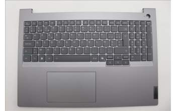Lenovo 5CB1S00307 C-Cover with keyboard, Belgian, Arctic Grey, Backlight, H-series, UK