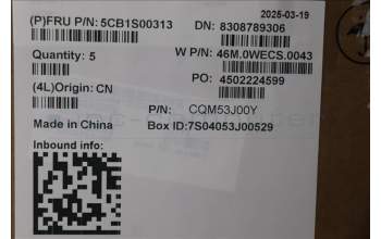 Lenovo 5CB1S00313 C-Cover with keyboard, Greek, Arctic Grey, Backlight, H-series, US