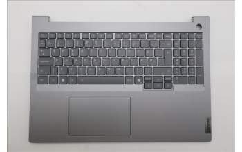 Lenovo 5CB1S00333 C-Cover with keyboard, Danish, Arctic Grey, Backlight, H-series, UK
