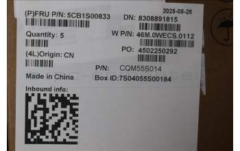 Lenovo 5CB1S00833 C-Cover with keyboard, Hungarian, Arctic Grey, Backlight, U-series, UK