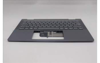 Lenovo 5CB1S01172 C-Cover with keyboard, Italian, Luna Grey, Backlight, Non-FingerPrint, UK