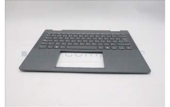 Lenovo 5CB1S01173 C-Cover with keyboard, Spanish, Luna Grey, Backlight, Non-FingerPrint, UK