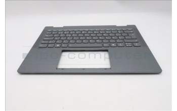 Lenovo 5CB1S01176 C-Cover with keyboard, Portuguese, Luna Grey, Backlight, Non-FingerPrint, UK